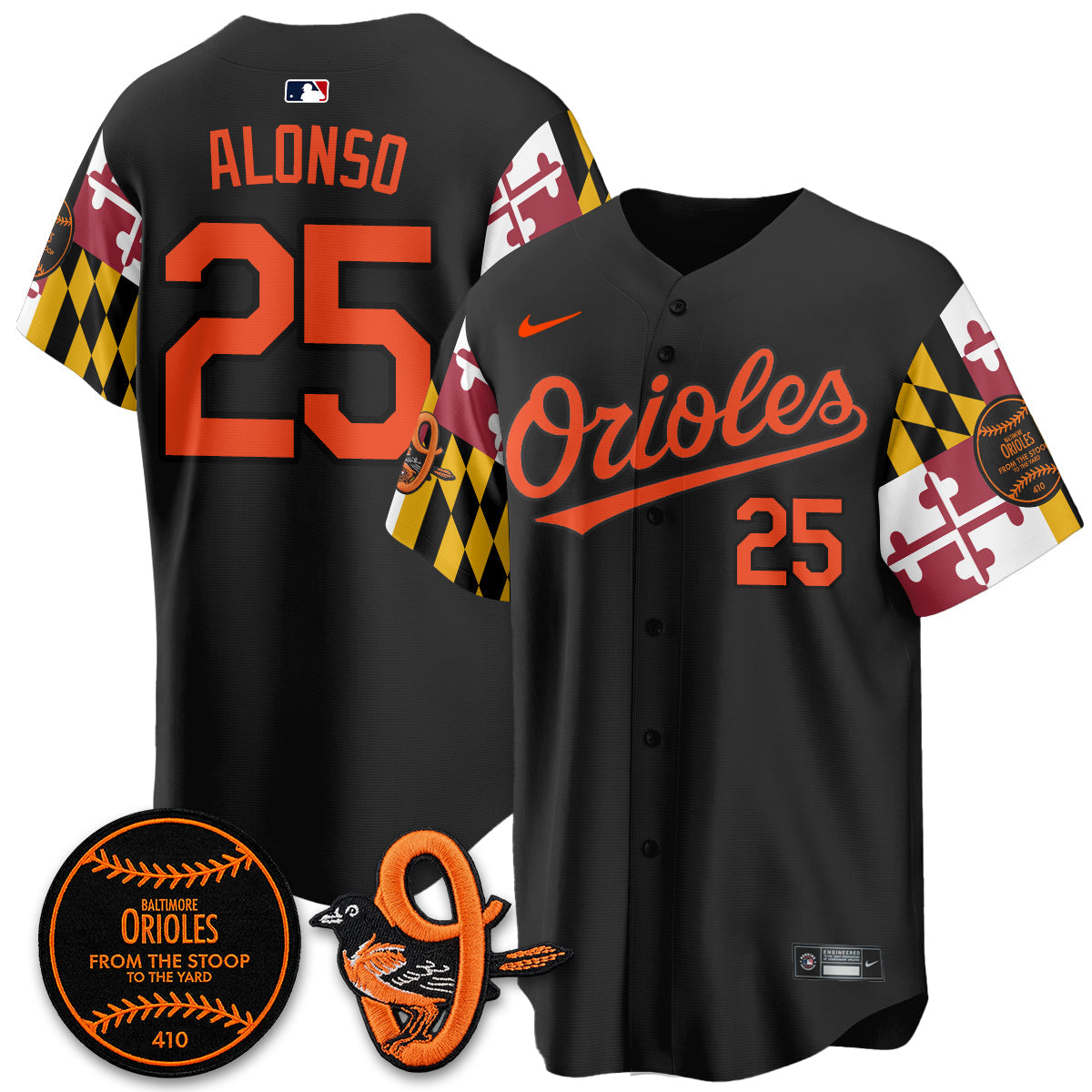 BAL 2026 x Maryland State Flag Vapor Jersey - All Stitched V2