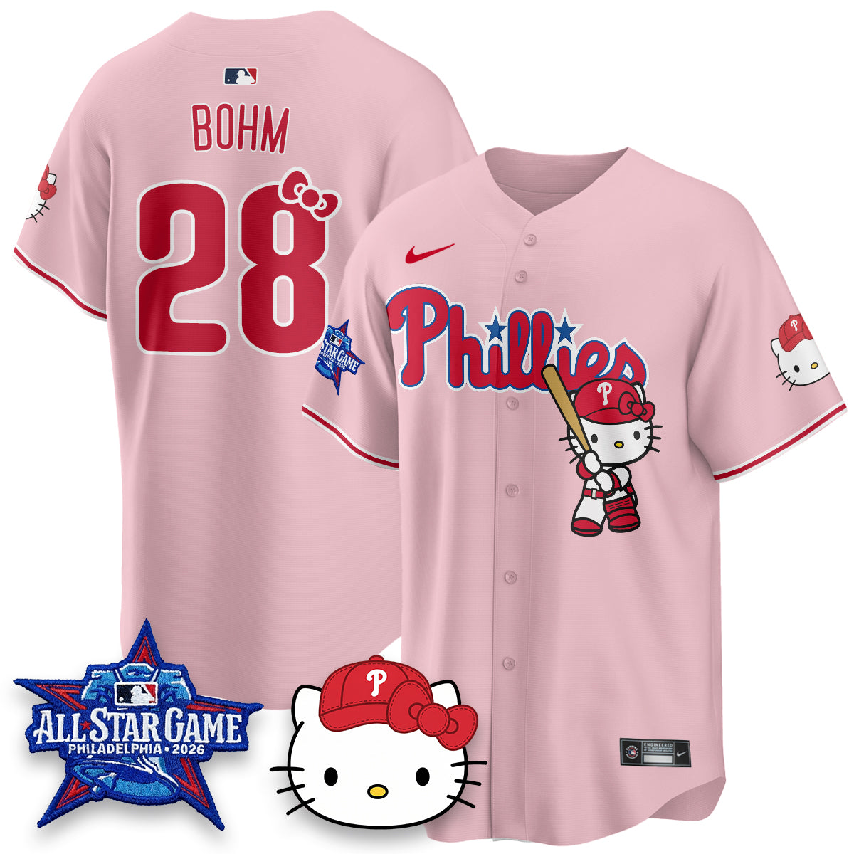 PHI x Meow Kitty Vapor Limited Blue Jersey- Stitched