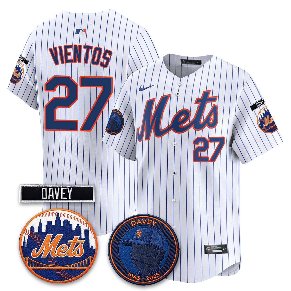 NYM 2026 Davey Johnson In Memoriam Vapor Limited Jersey - All Stitched