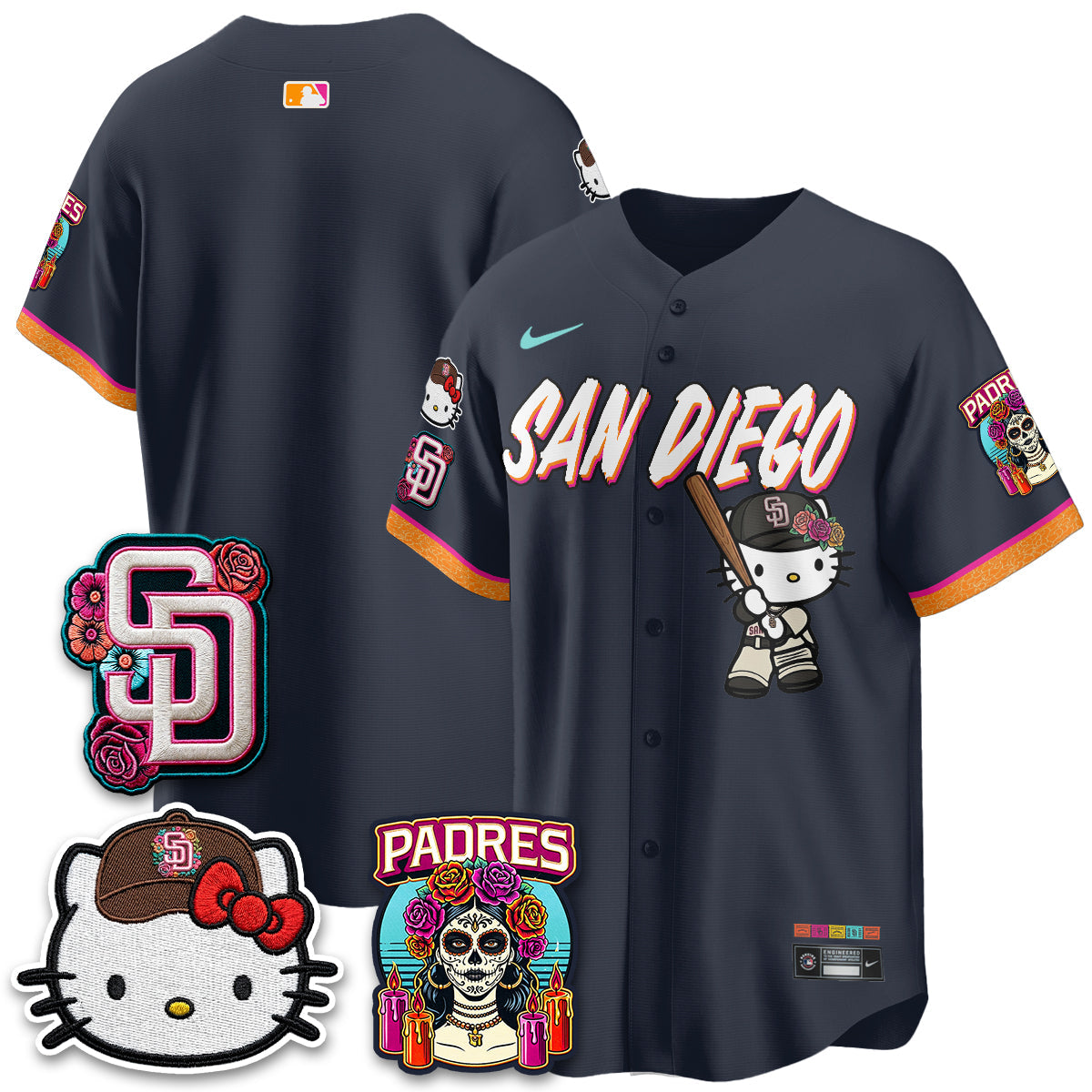 SD 2026 City Connect x Meow KT Vapor Limited Jersey - All Stitched