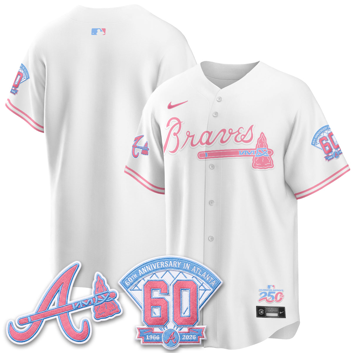 ATL x Bubblegum Vapor Jersey - Stitched