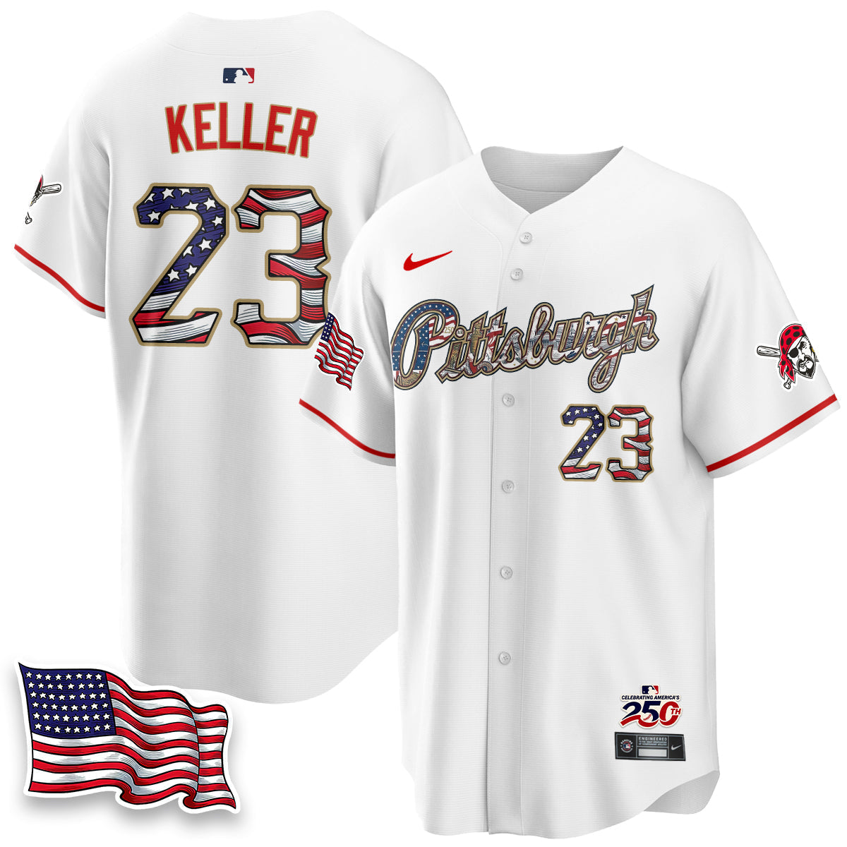 PIT 2026 Independence Day USA Vapor Limited Jersey - Stitched