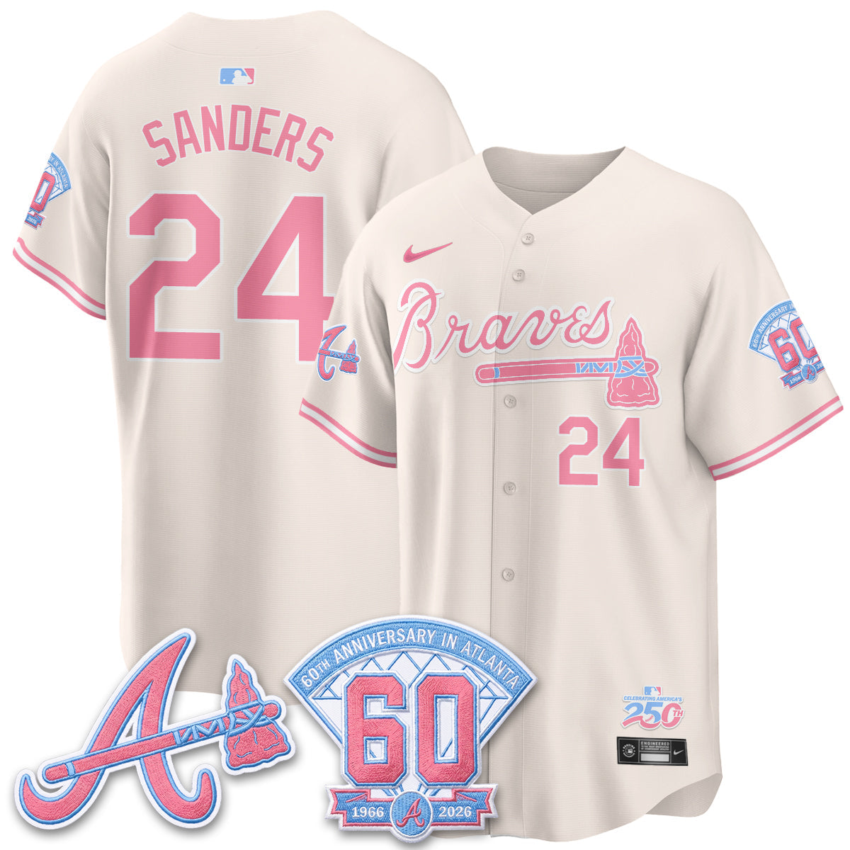 ATL x Bubblegum Vapor Jersey - Stitched