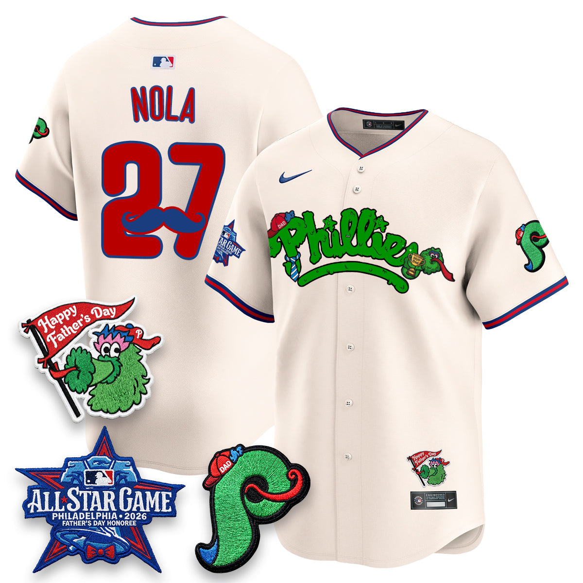 PHI Happy Father's Day Vapor Jersey - Stitched