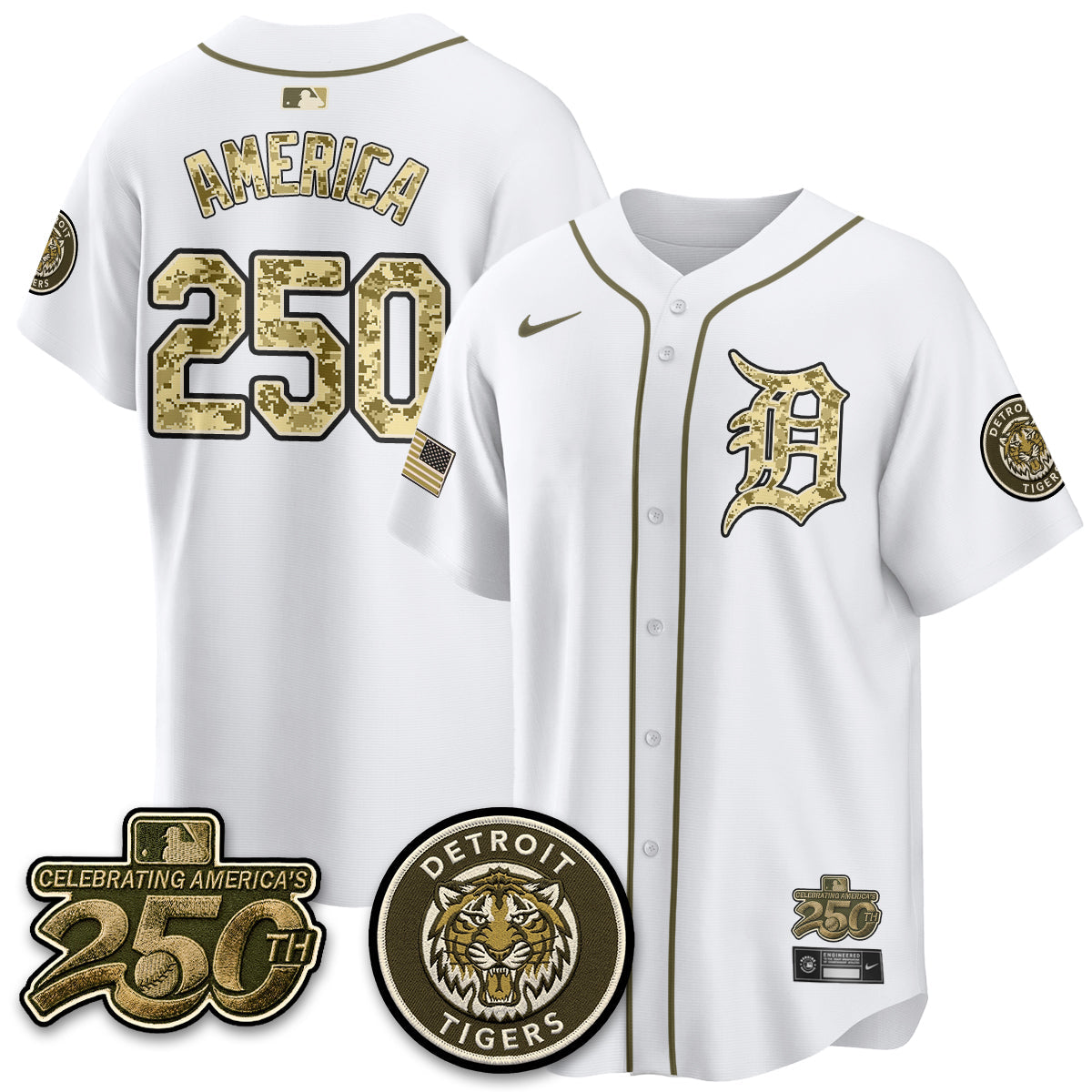 DET 2026 Armed Forces Day Jersey - Stitched