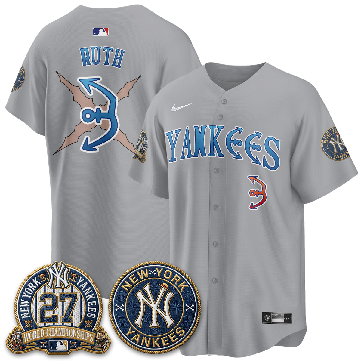 NYY x Japanese Cartoon Limited Jersey -  Stitched