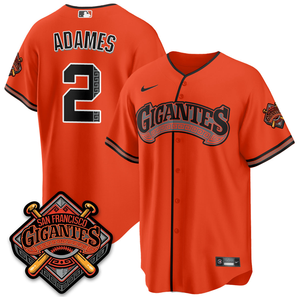 SF GIGANTES Vapor Limited Jersey - Stitched