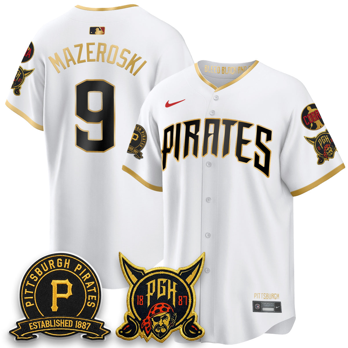 PIT Vapor Limited Jersey - Cobra & Est 1887 Patch - All Stitched