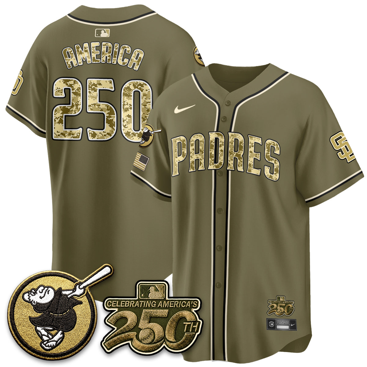 SD 2026 Armed Forces Day Jersey - All Stitched V2