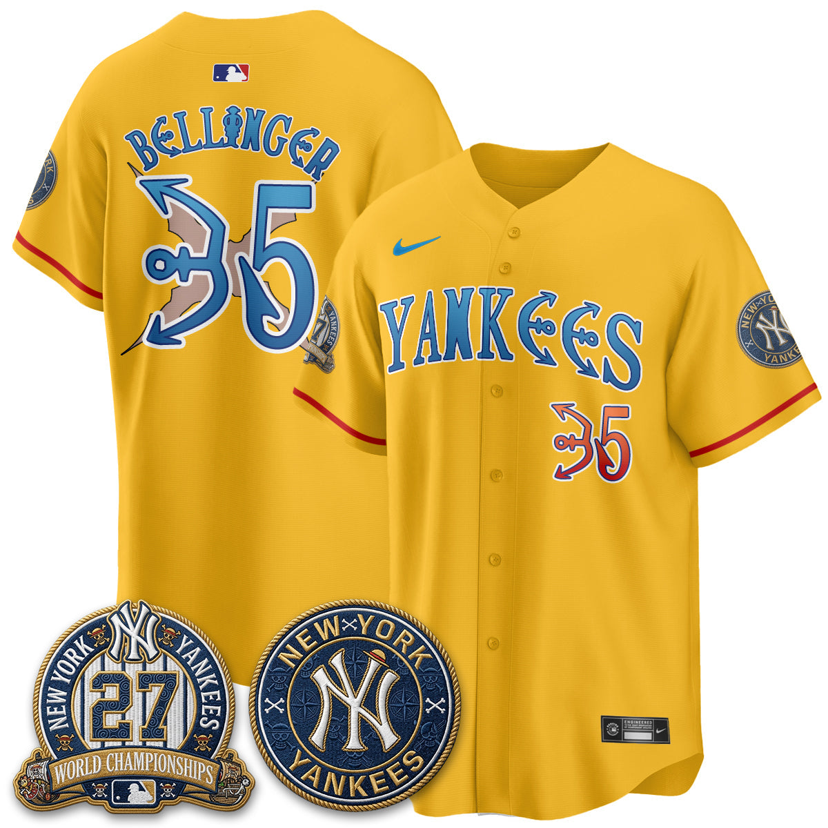 NYY x Japanese Cartoon Limited Jersey -  Stitched