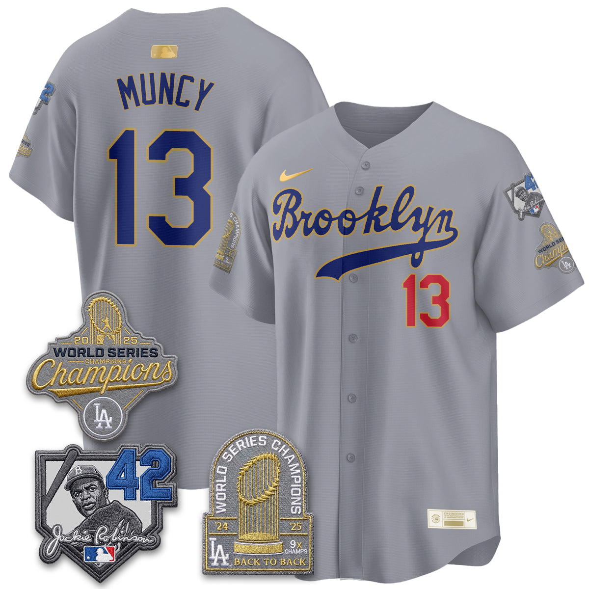 LAD 2026 Brooklyn Jackie Robinson Limited Jersey - All Stitched
