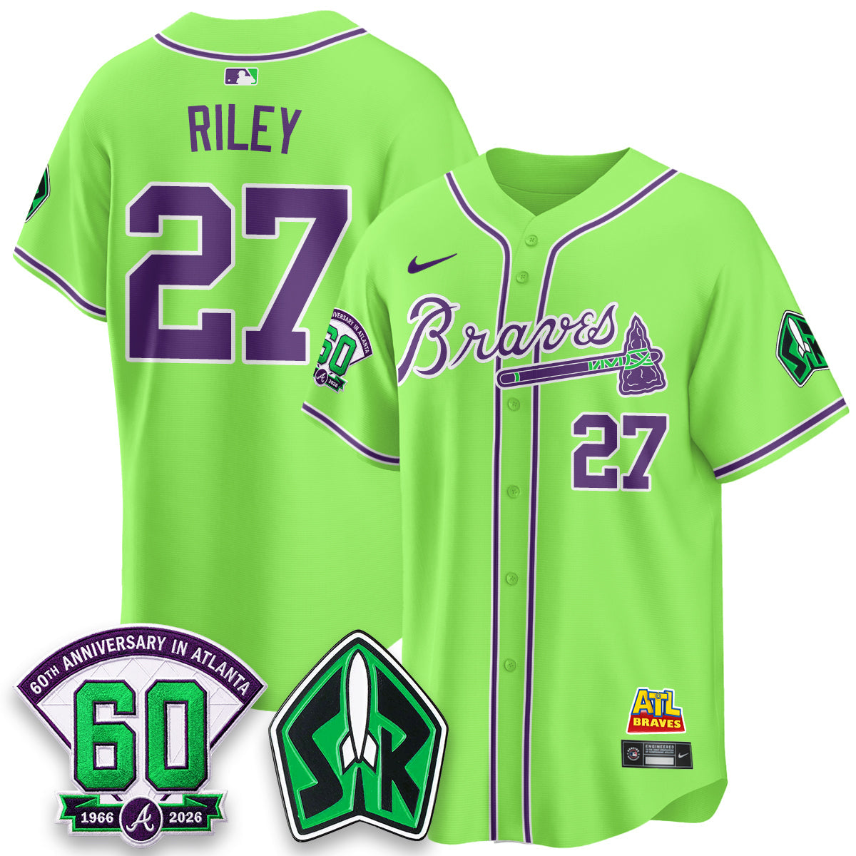ATL 60th Anniversary Space Ranger Edition Vapor Limited Jersey - All Stitched