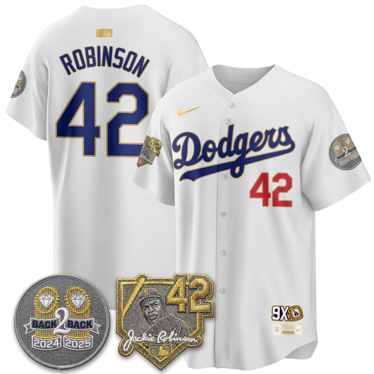 LAD -  2026 Jackie Robinson Day Vapor Limited Jersey - All Stitched