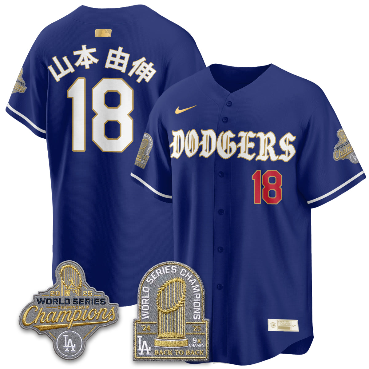 LAD Vapor Limited Jersey - Back to Back 9x Champs - All Stitched