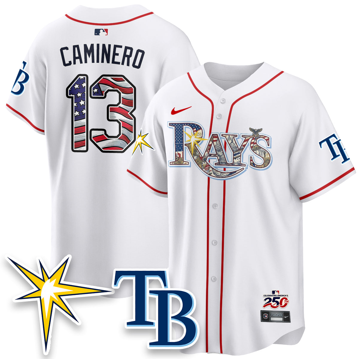 TB 2026 Independence Day USA Vapor Limited Jersey - Stitched