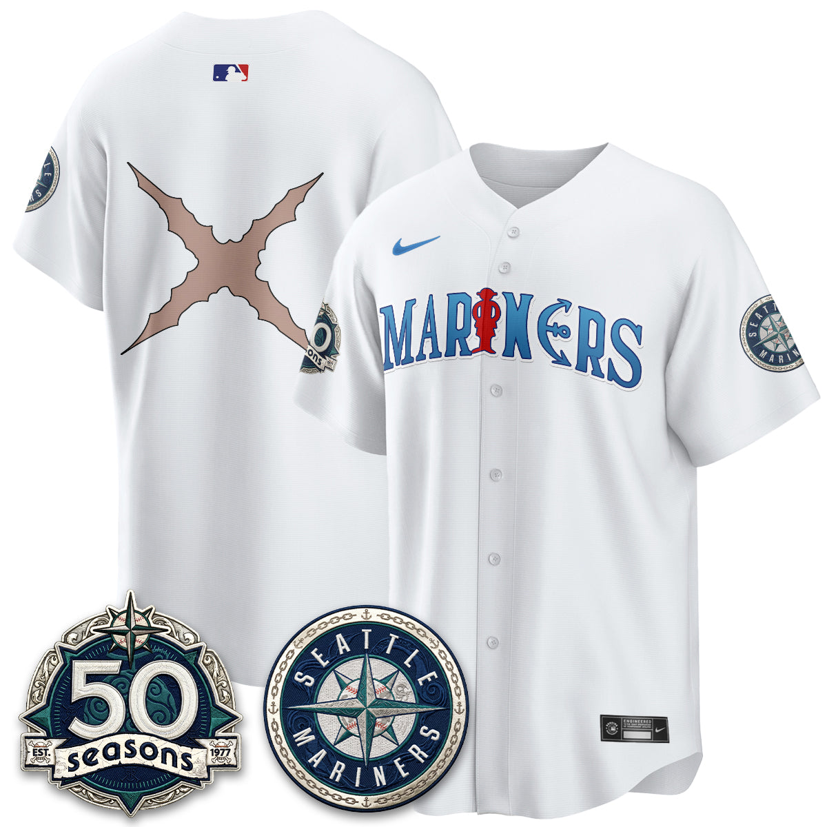 SEA x Japanese Cartoon Vapor Limited Jersey - Stitched