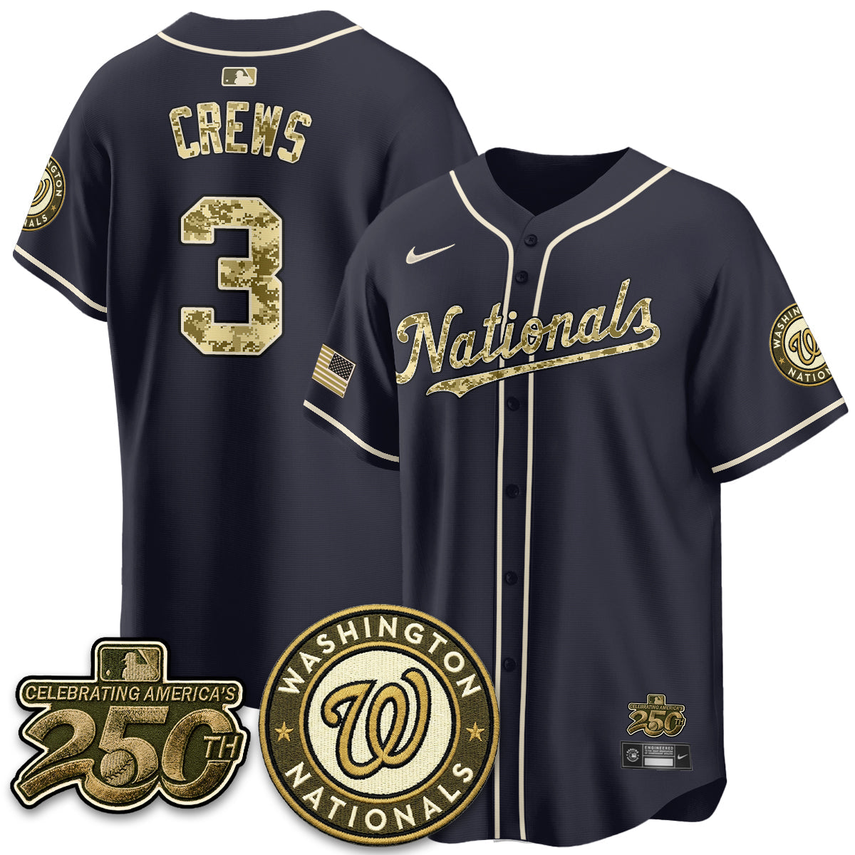 WSH Salute to Service 2026 Vapor Limited Jersey - Stitched