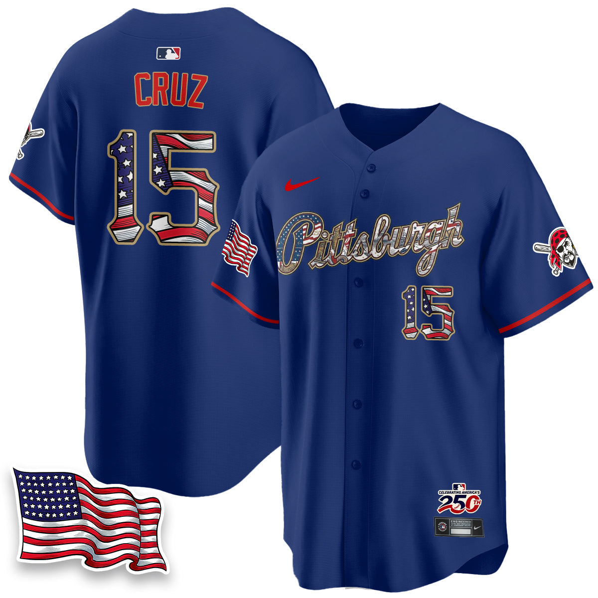 PIT 2026 Independence Day USA Vapor Limited Jersey - Stitched