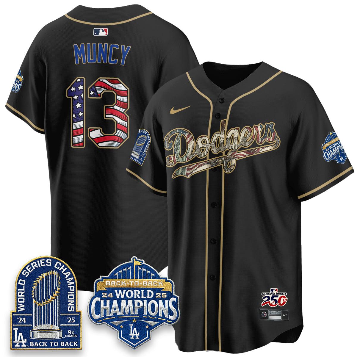 LAD 2026 Independence Day USA Vapor Limited Jersey - Stitched