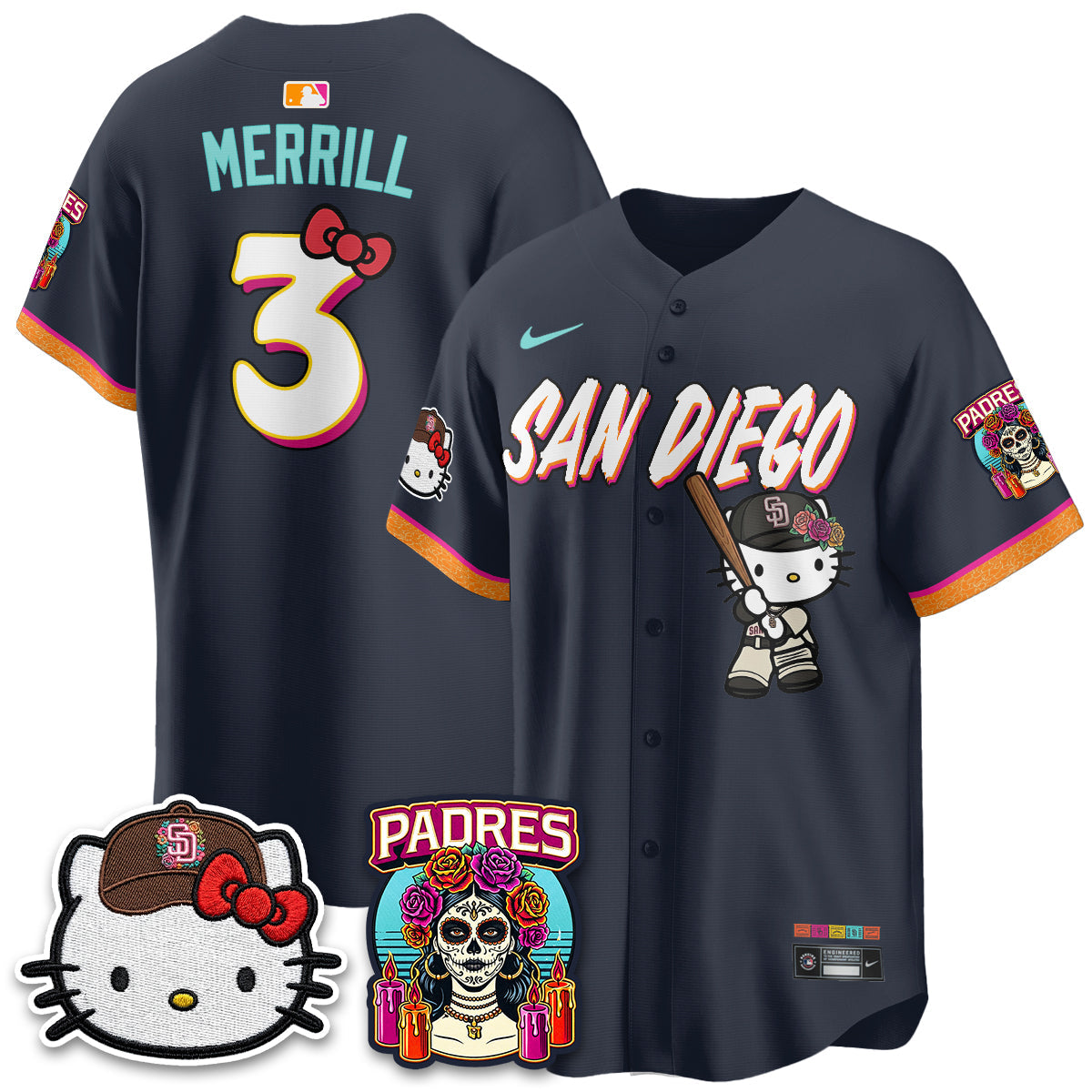 SD 2026 City Connect x Meow KT Vapor Limited Jersey - All Stitched