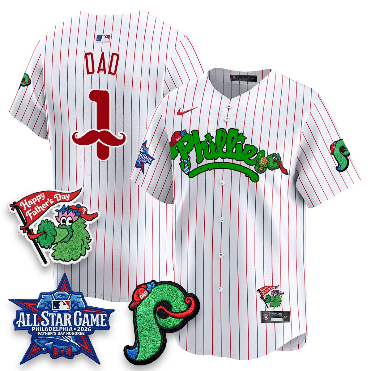 PHI Happy Father's Day Vapor Jersey - Stitched