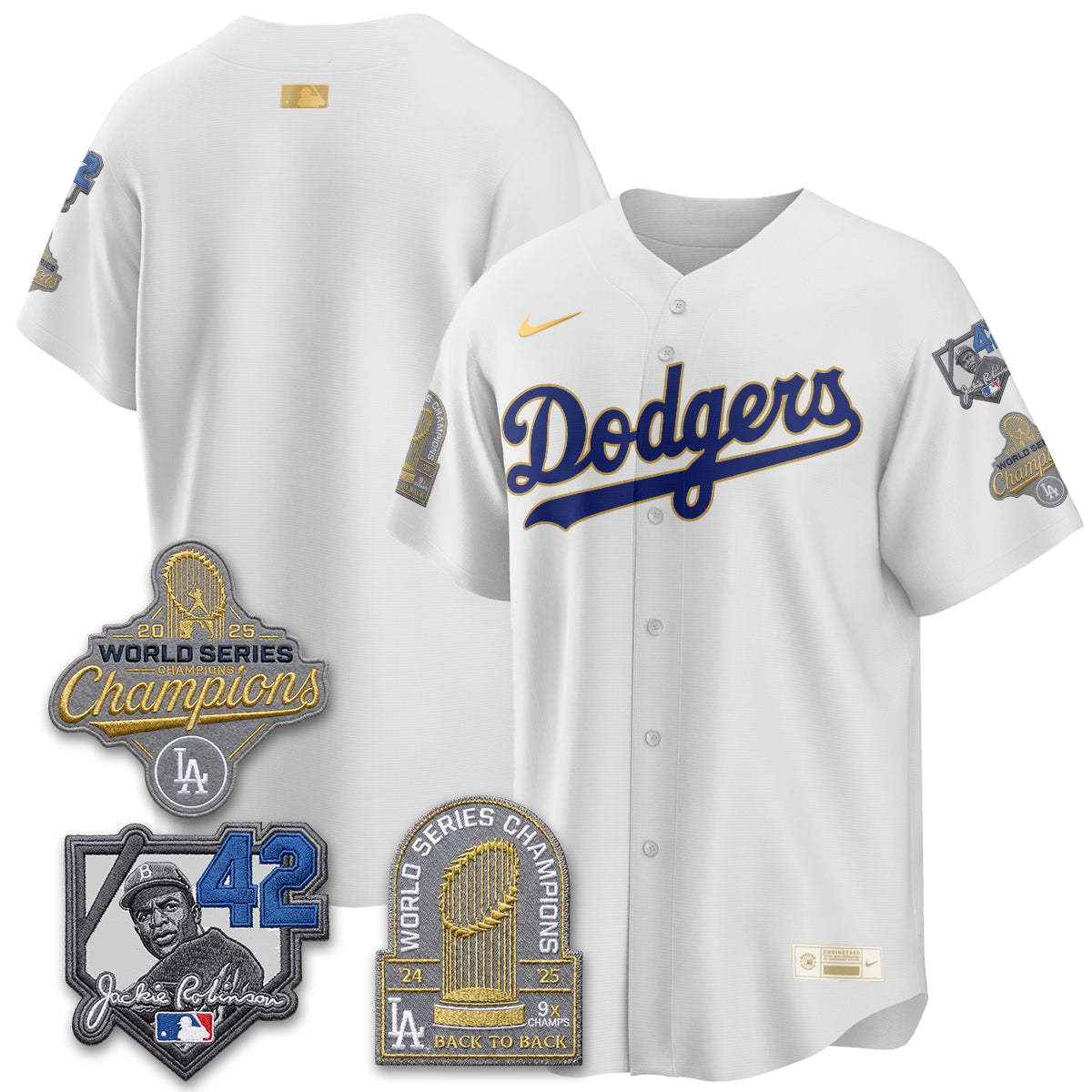 LAD 2026 Jackie Robinson New Era Vapor Limited Jersey - All Stitched