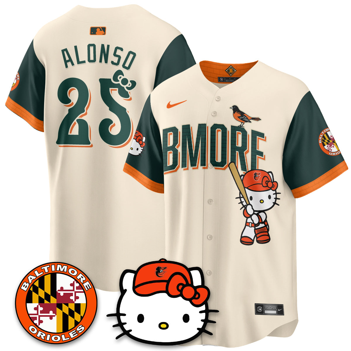 BAL x Meow Kitty Limited City Connect Jersey - Stitched