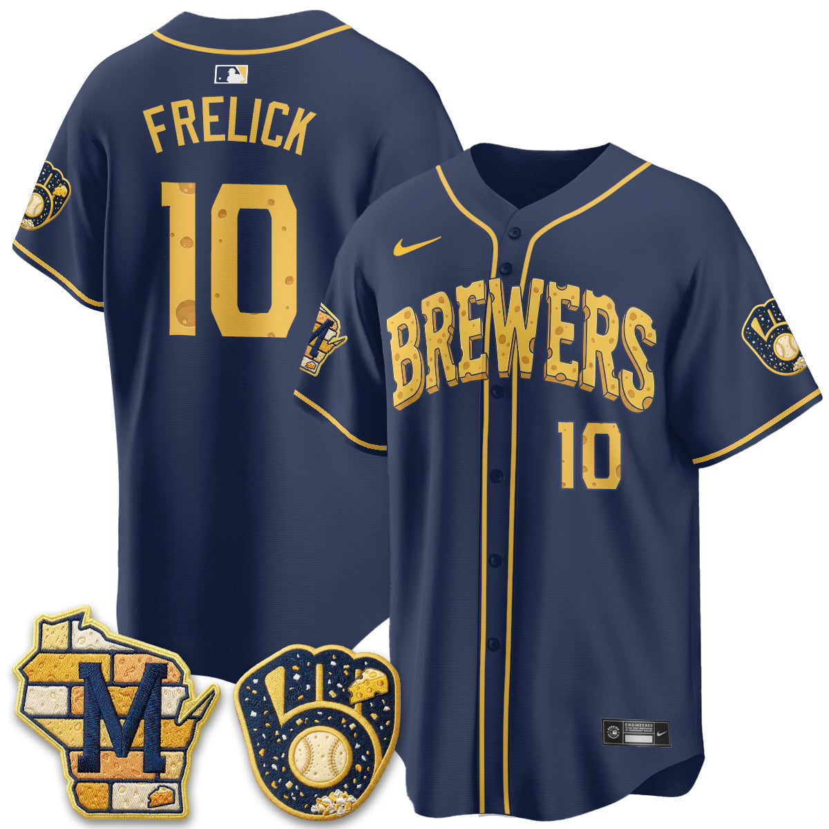 MIL Cheesehead Edition Vapor Limited Jersey - Stitched