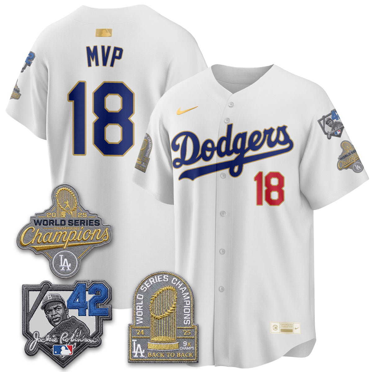 LAD 2026 Jackie Robinson New Era Vapor Limited Jersey - Stitched