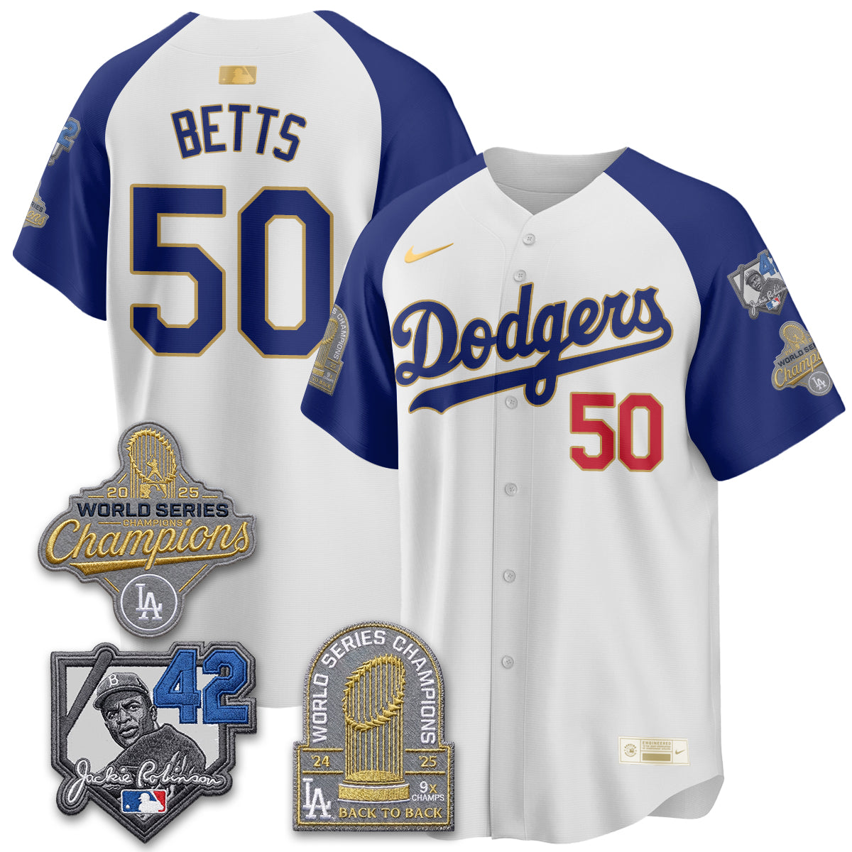 LAD 2026 Jackie Robinson New Era Vapor Limited Jersey - All Stitched