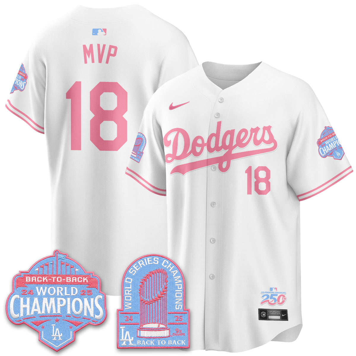 LAD x Bubblegum Vapor Jersey - Stitched