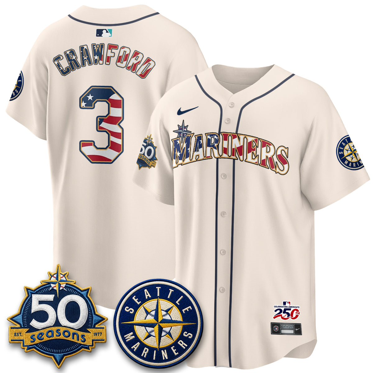 SEA Americana 2026 Vapor Limited Jersey - Stitched