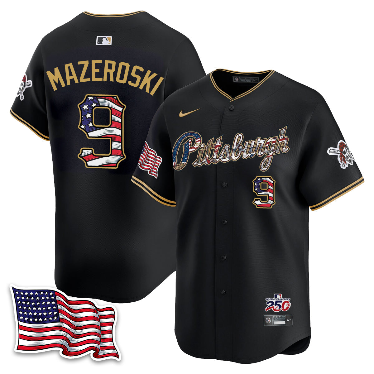 PIT 2026 Independence Day USA Vapor Limited Jersey - Stitched