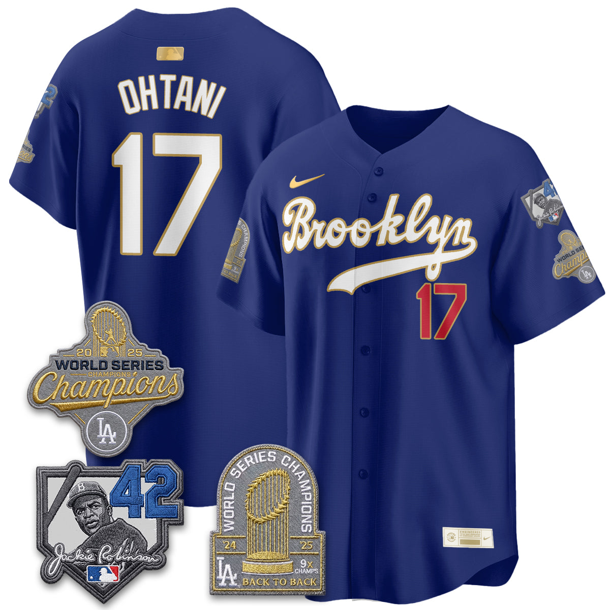 LAD 2026 Brooklyn Jackie Robinson Limited Jersey - All Stitched