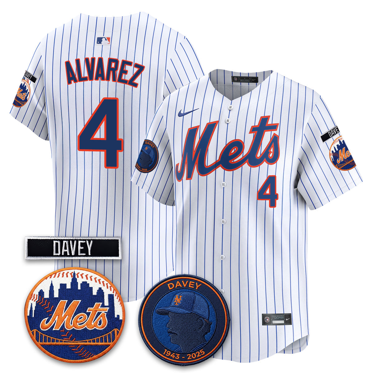 NYM 2026 Davey Johnson In Memoriam Vapor Limited Jersey - All Stitched