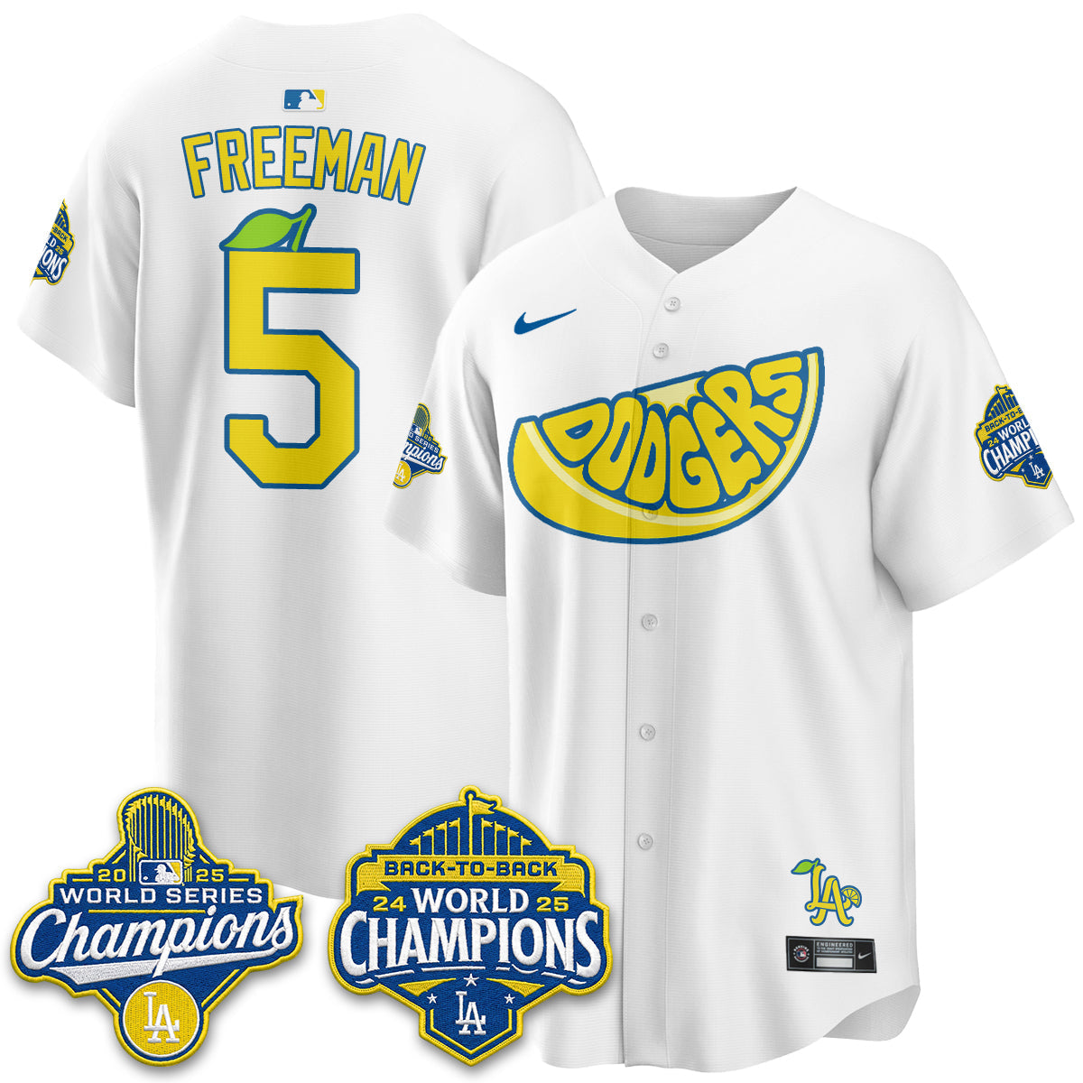 LAD Lemonade Collection Vapor Jersey - Stitched