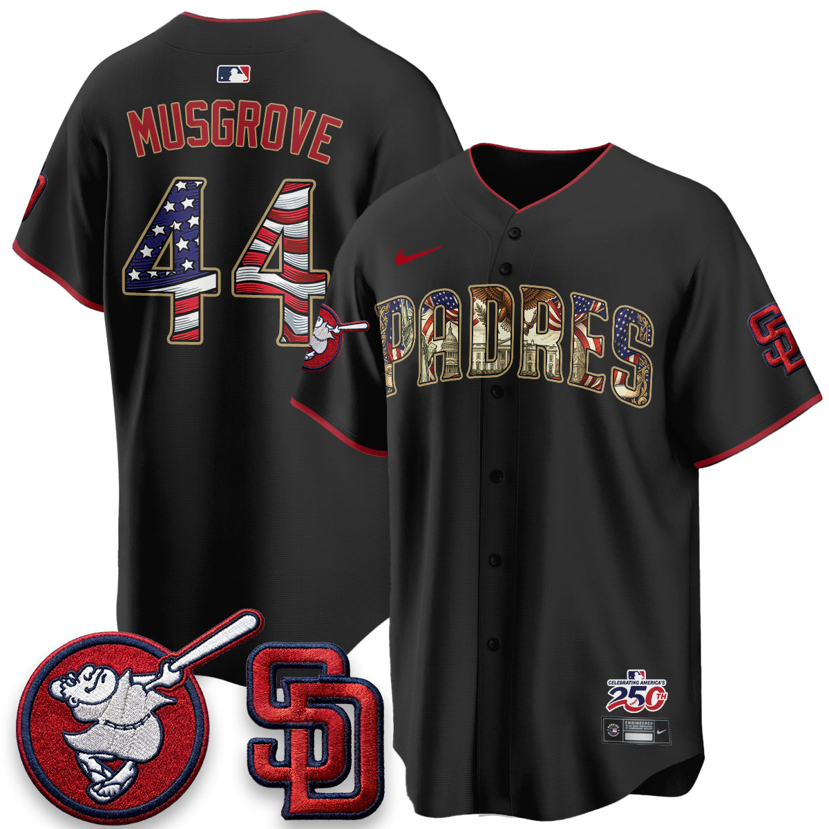 SD 2026 Independence Day USA Vapor Limited Jersey - Stitched