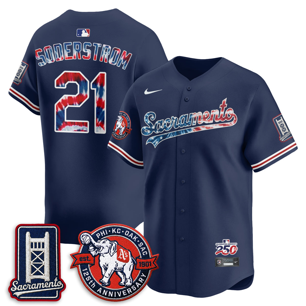 OAK Americana 2026 Vapor Limited Jersey - Stitched