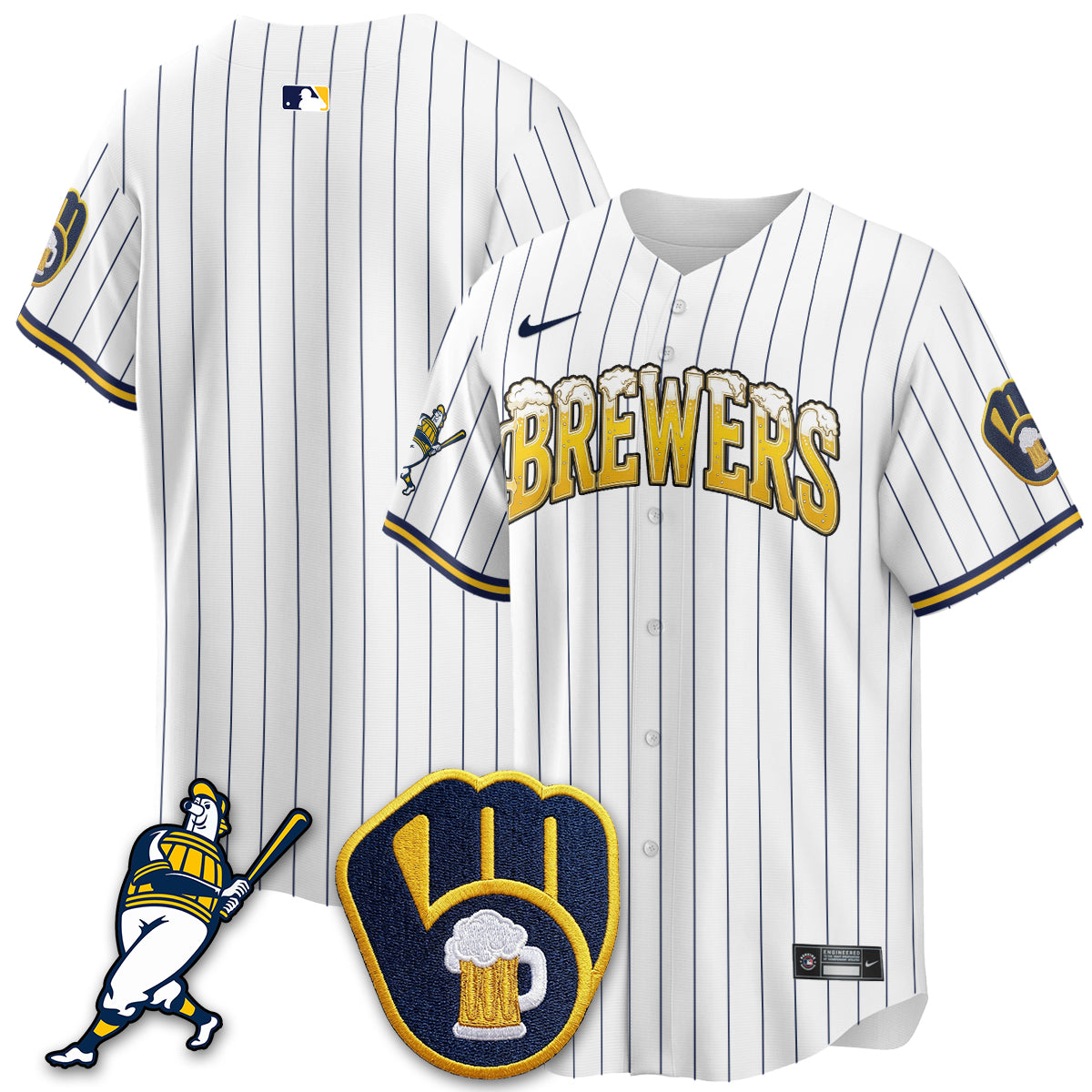 MIL "Pitcher & Pint" Navy Edition Vapor Limited Jersey - Stitched