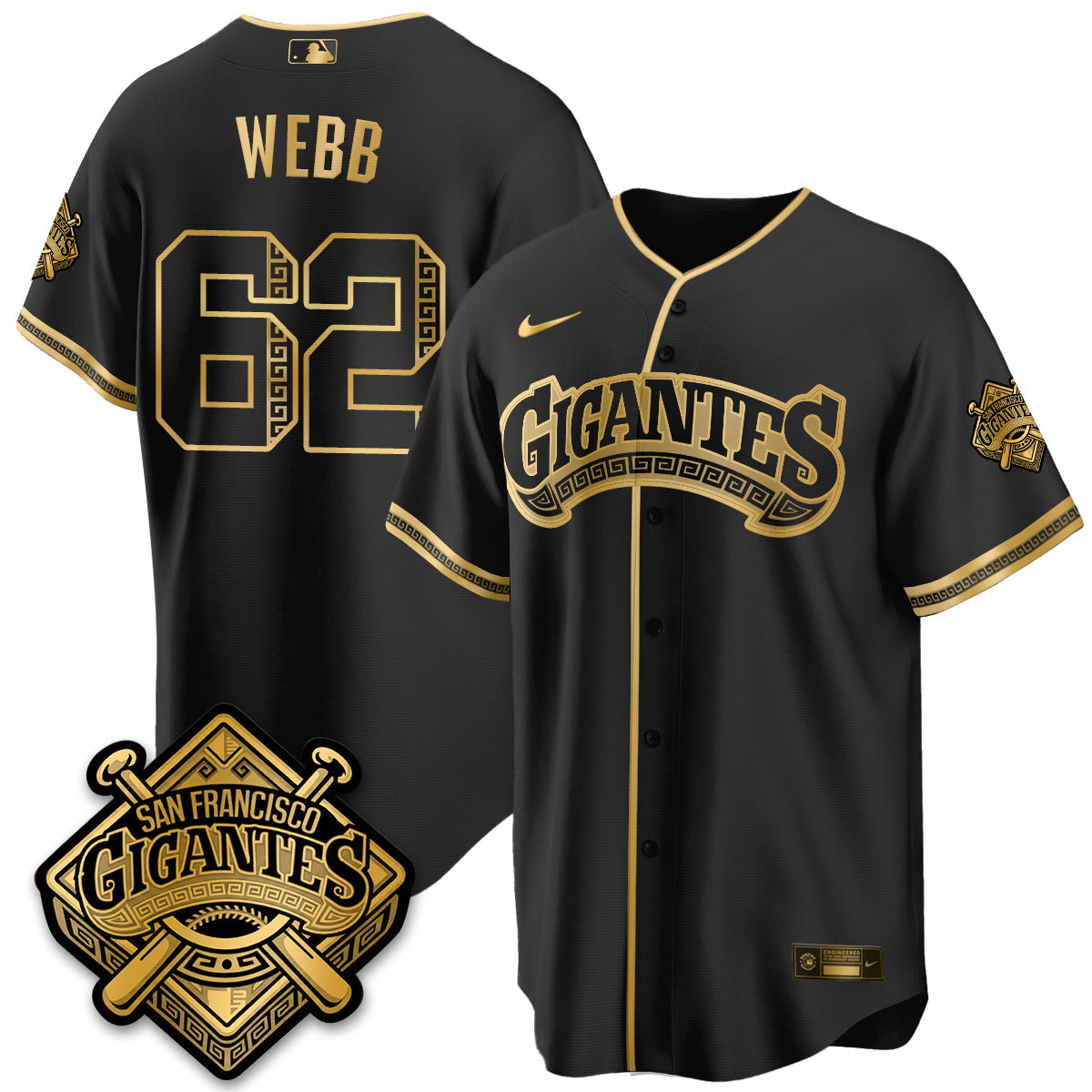 SF GIGANTES Vapor Limited Jersey - Stitched