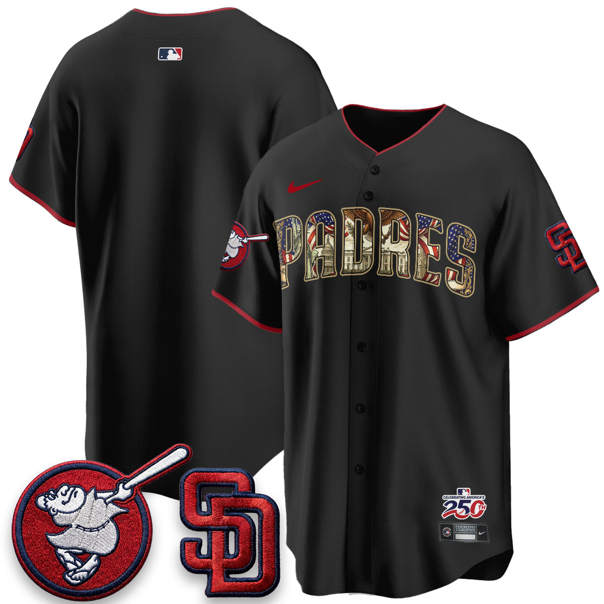 SD 2026 Independence Day USA Vapor Limited Jersey - Stitched