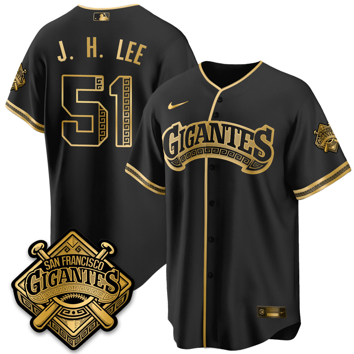 SF GIGANTES Vapor Limited Jersey - Stitched