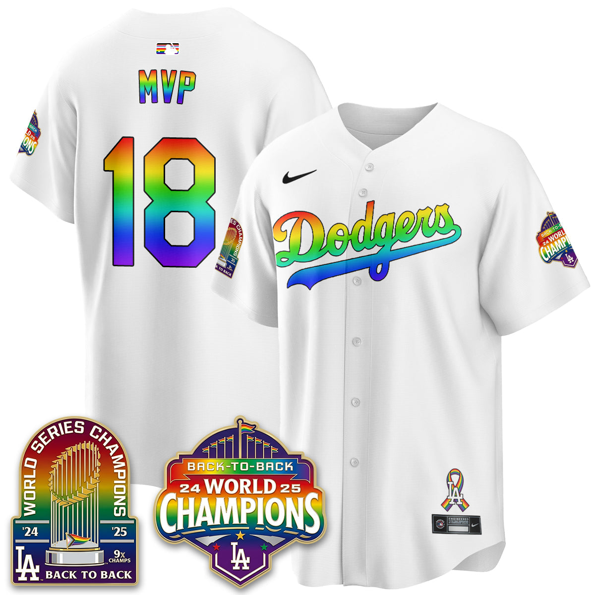 LAD Happy Pride Month Vapor Jersey - Stitched