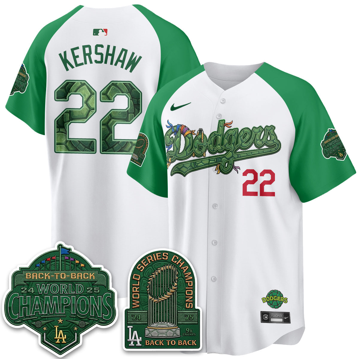 LAD x TMNT 2026 Vapor Jersey - Stitched