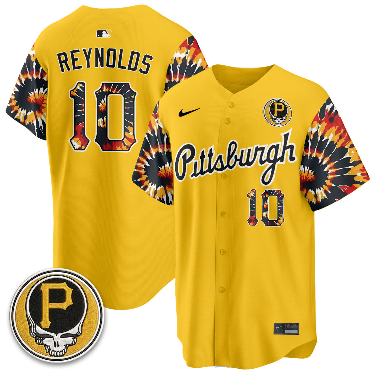 PIT x Grateful Dead Vapor Limited Jersey - Stitched