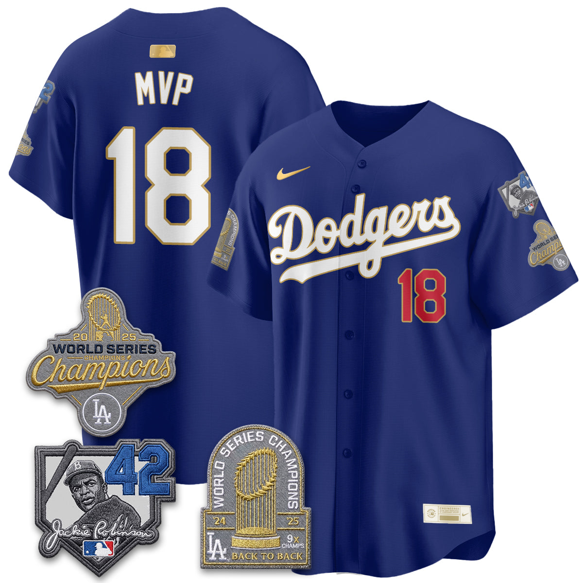 LAD 2026 Jackie Robinson New Era Vapor Limited Jersey - All Stitched