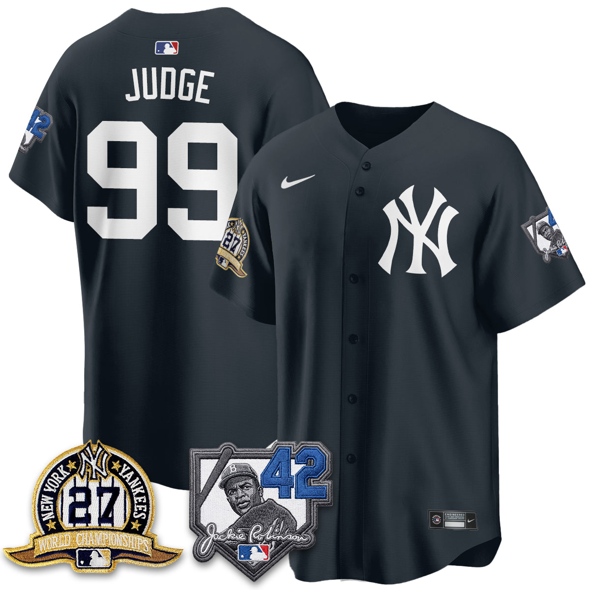 NYY 2026 Jackie Robinson Day Vapor Limited Jersey - Stitched