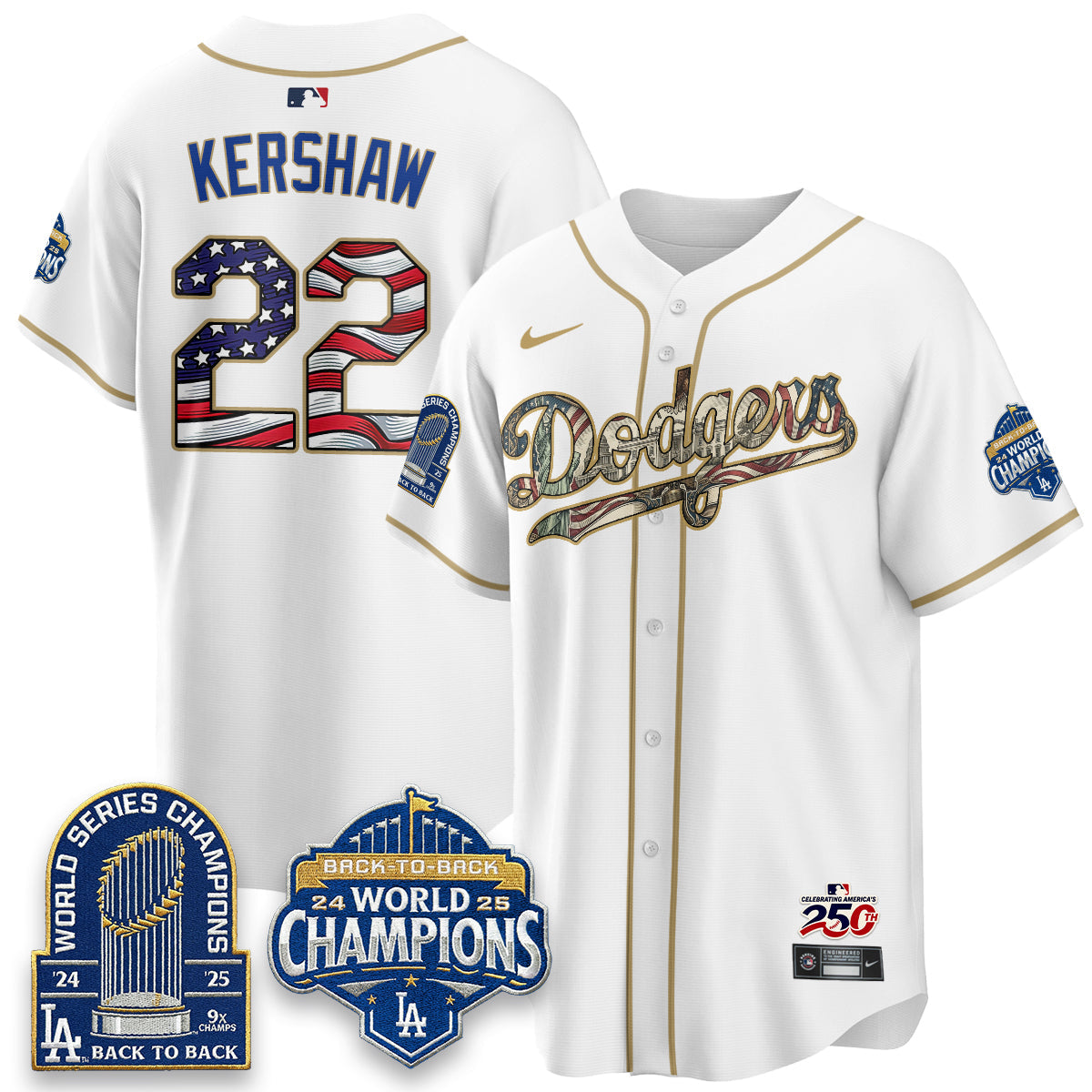 LAD 2026 Independence Day USA Vapor Limited Jersey - Stitched