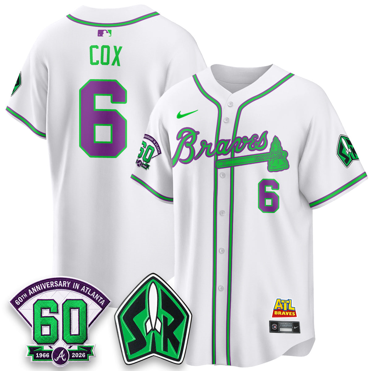 ATL 60th Anniversary Space Ranger Edition Vapor Limited Jersey - Stitched