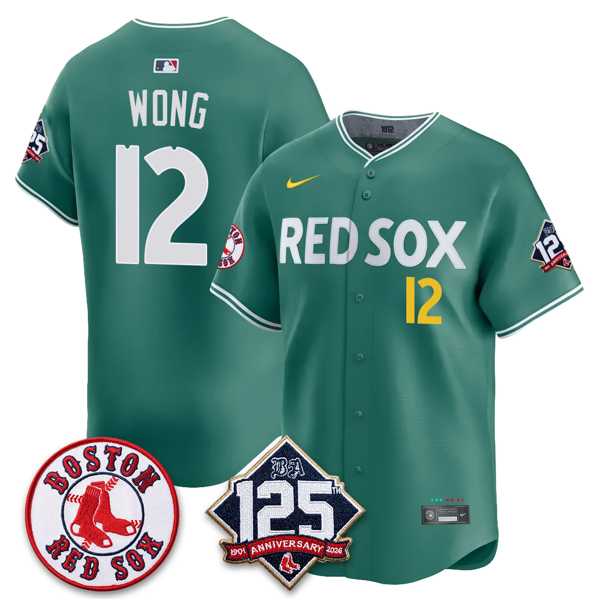 BOS 125th Anniversary Patch Vapor Jersey - Stitched